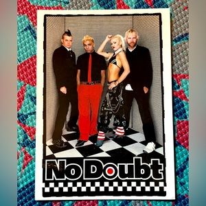 No Doubt / Gwen Stefani vintage postcard